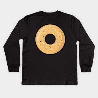 Everything Bagel Kids Long Sleeve T-Shirt